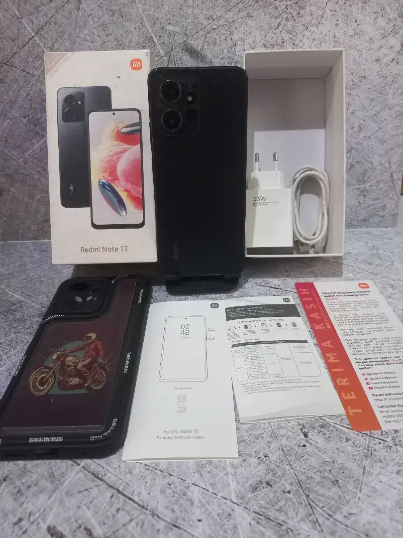 JUAL HP REDMI NOTE 12 NFC RAM 4/128 FULLEET MULUS NO MINES GASS AJA NI
