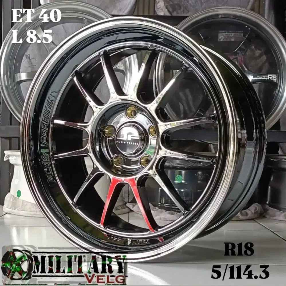 JF Buzz Flowforming R18 Blackchrome