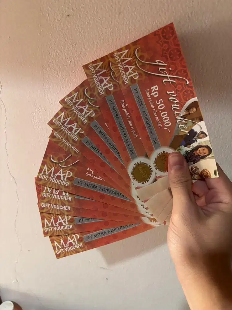 Voucher Map pecahan 50ribu