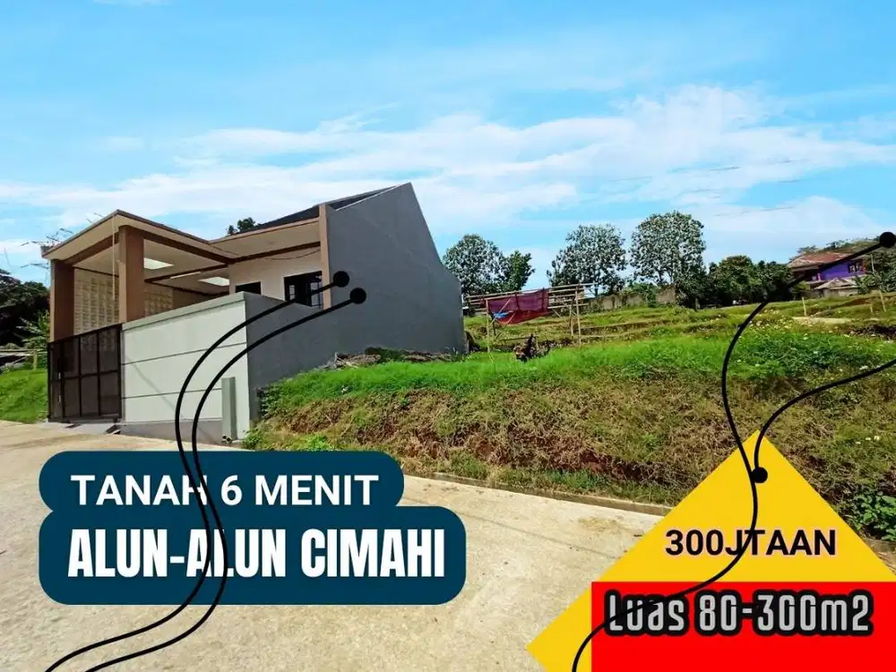 JUAL TANAH 6 MENIT ALUN-ALUN CIMAHI SIAP BANGUN
