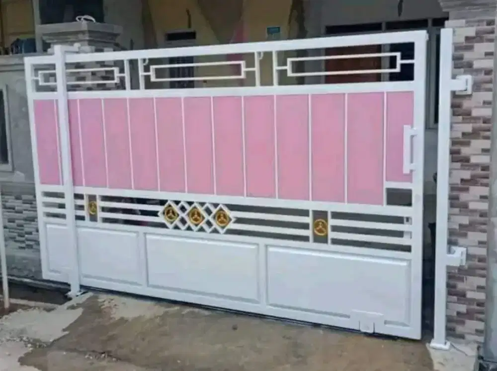 Pagar motip GRC plat bending