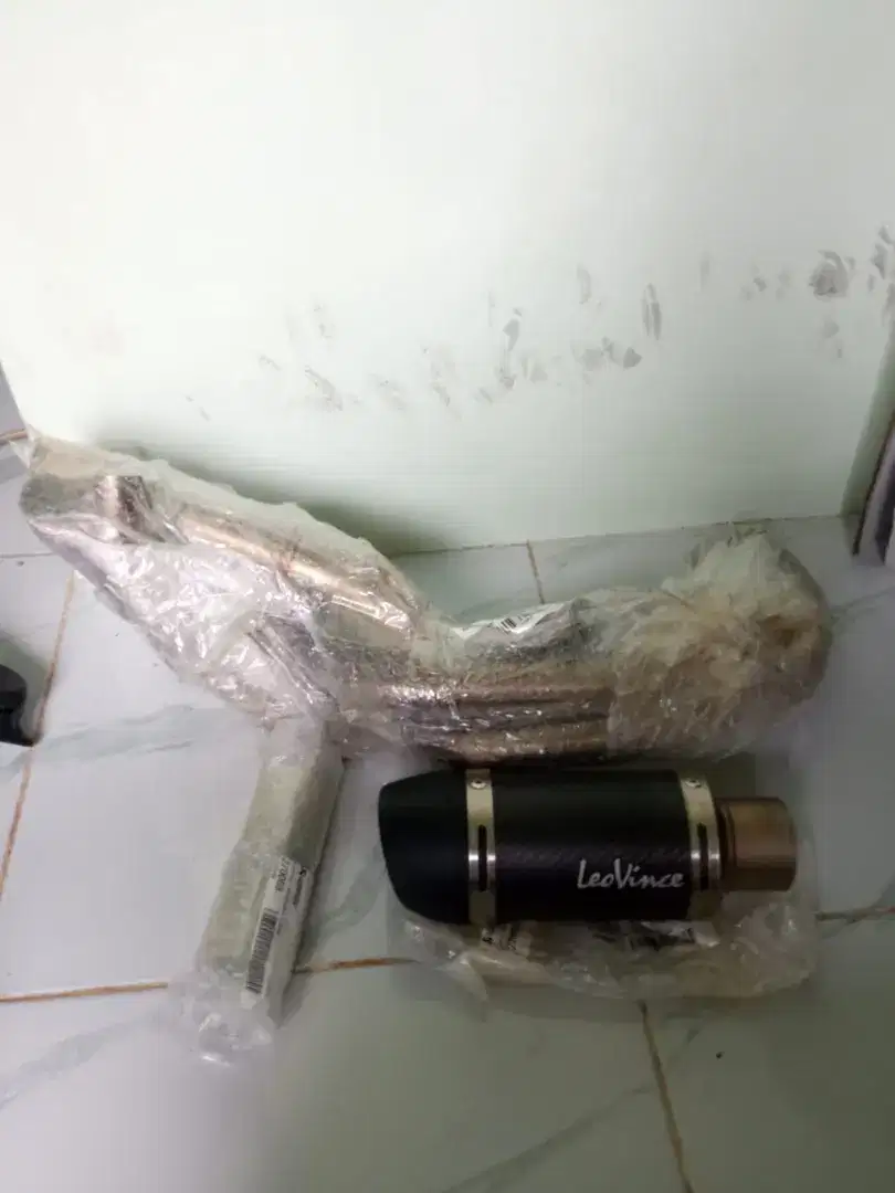 jual knalpot zx25r Header nya merk drake, Knalpot ny merk leovince