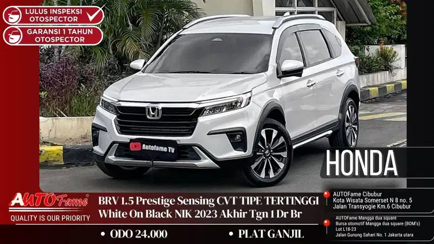 Honda BRV 1.5 Prestige Sensing 2023