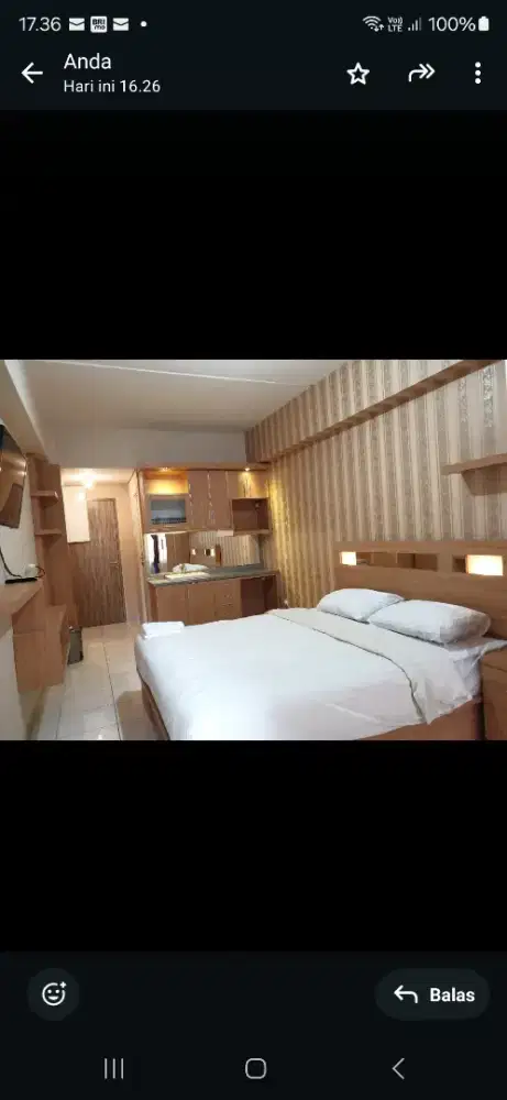 Disewakan Apartement 1Bed Room  Bulanan