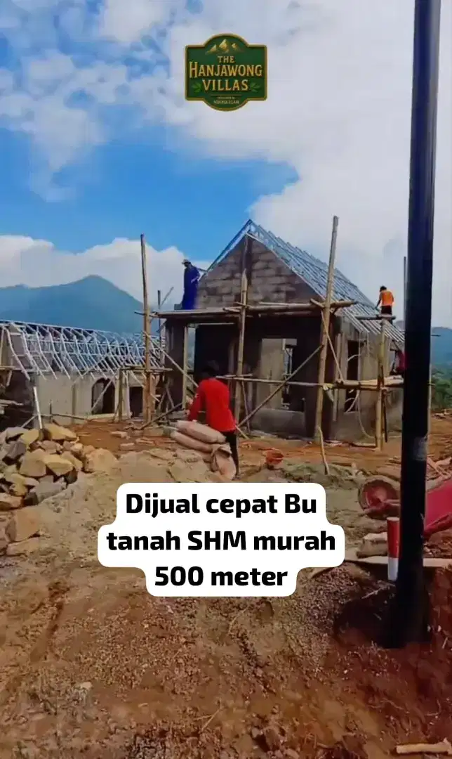 Dijual cepat Bu tanah SHM murah 500 meter