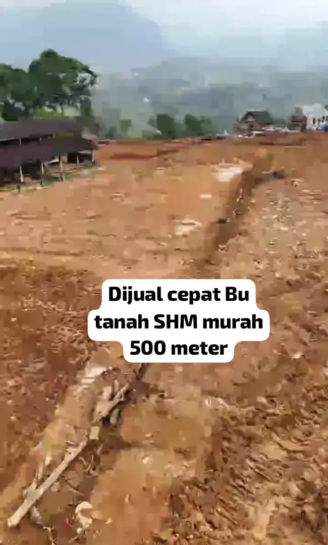 Dijual cepat Bu tanah SHM murah 500 meter