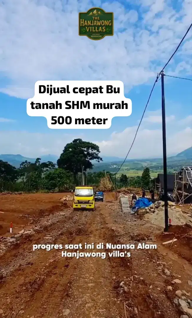 Dijual cepat Bu tanah SHM murah 500 meter dekat jakarta