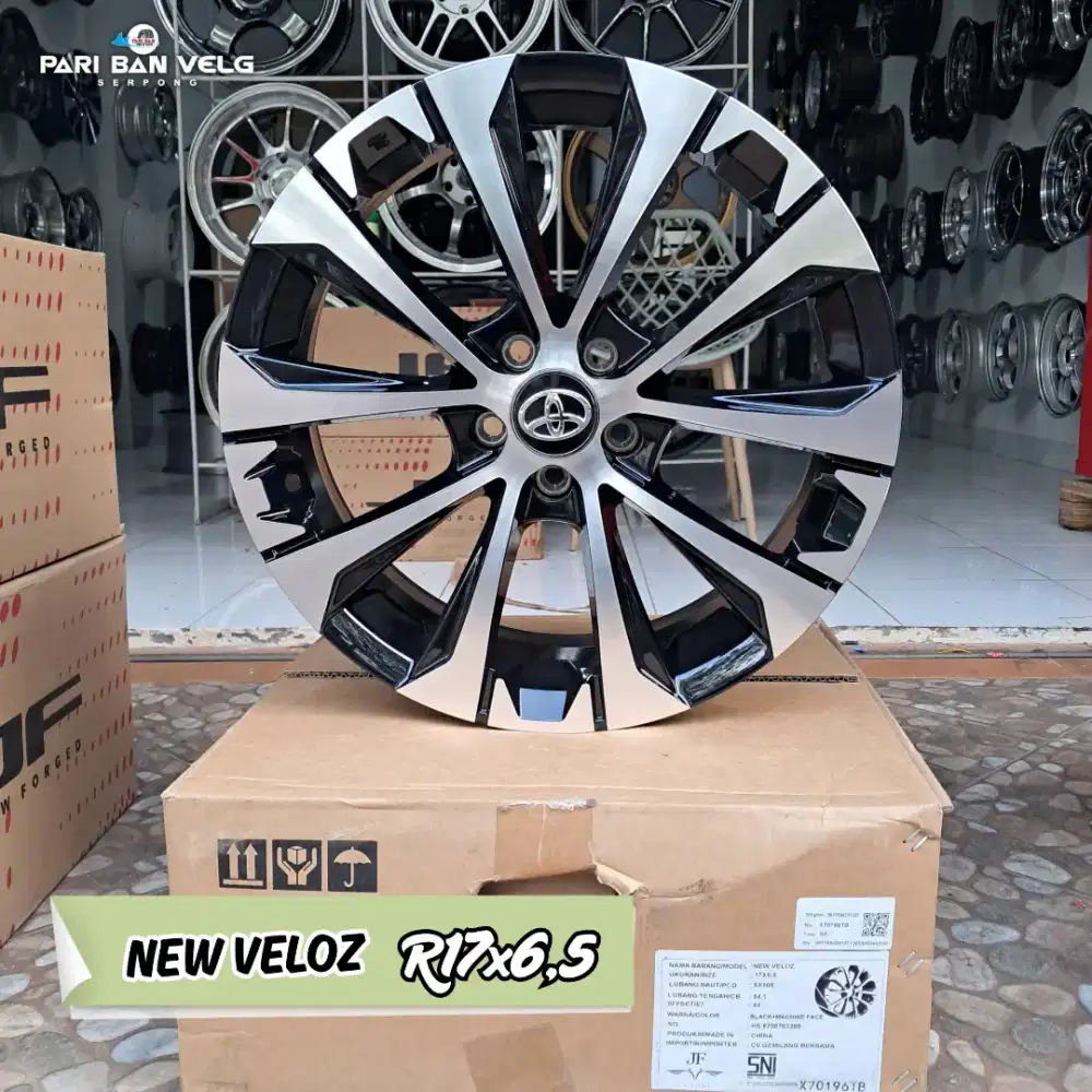️️️️️️️️️️️️️️️️️️️️️️Velg New Veloz Ring 17x6,5 
pcd. 5x100 et. 42