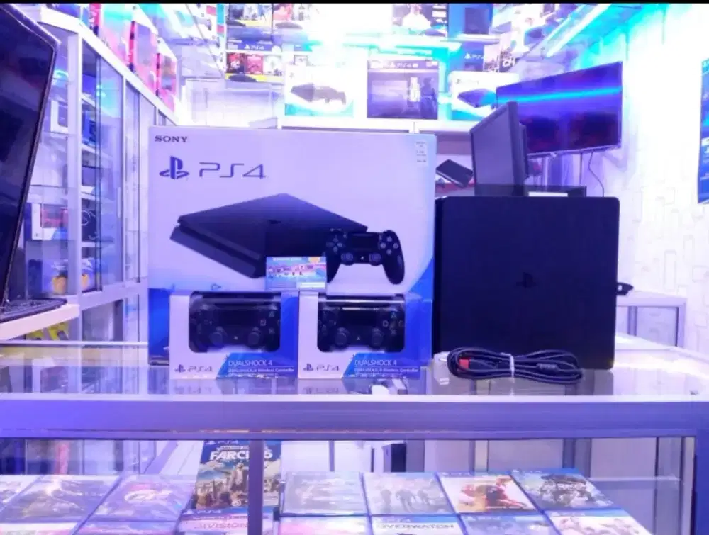 PS4 Slim costem 500Gb Full Games