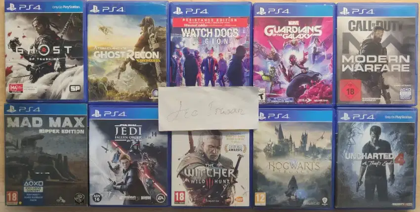 Kaset ps4 bd playstation 4 games ps 4 god of war dead or alive