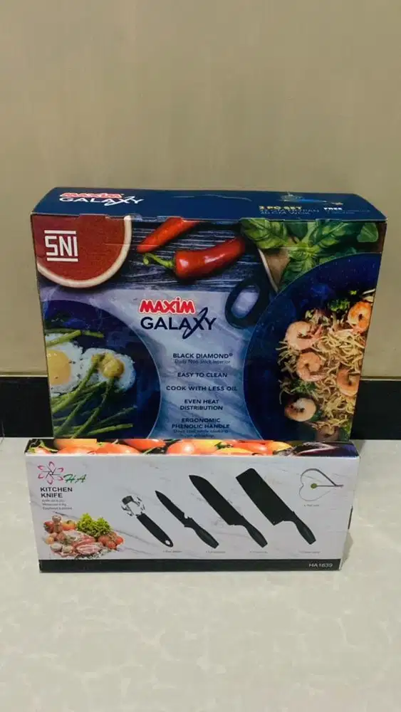 Wajan Penggorengan Set Maxim Galaxy Set 2pcs Anti Lengket