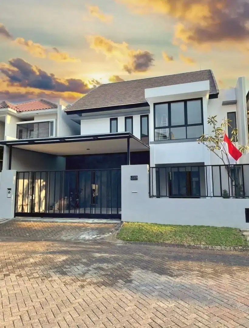 DIJUAL RUMAH DIAN ISTANA PARK AVENUE MODERN MINIMALIS BARU GRES BAGUS