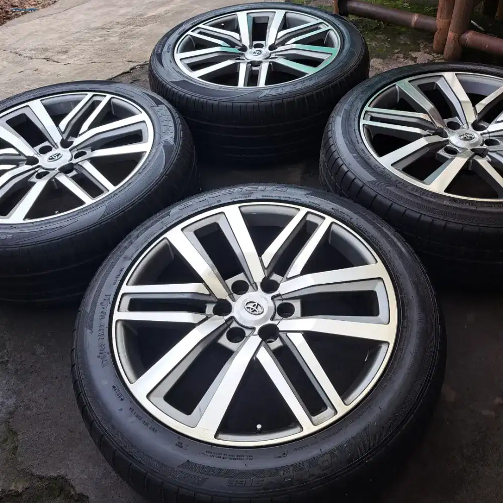 Velg dan ban r22 cocok fortuner hilux tritoin strada land cruiser