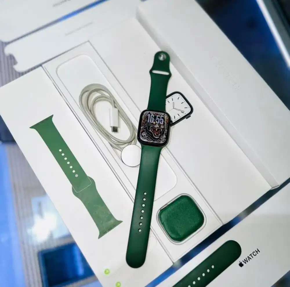 APPLE WATCH 7 SECOND 45 MM GREEN ALPINE MULUS