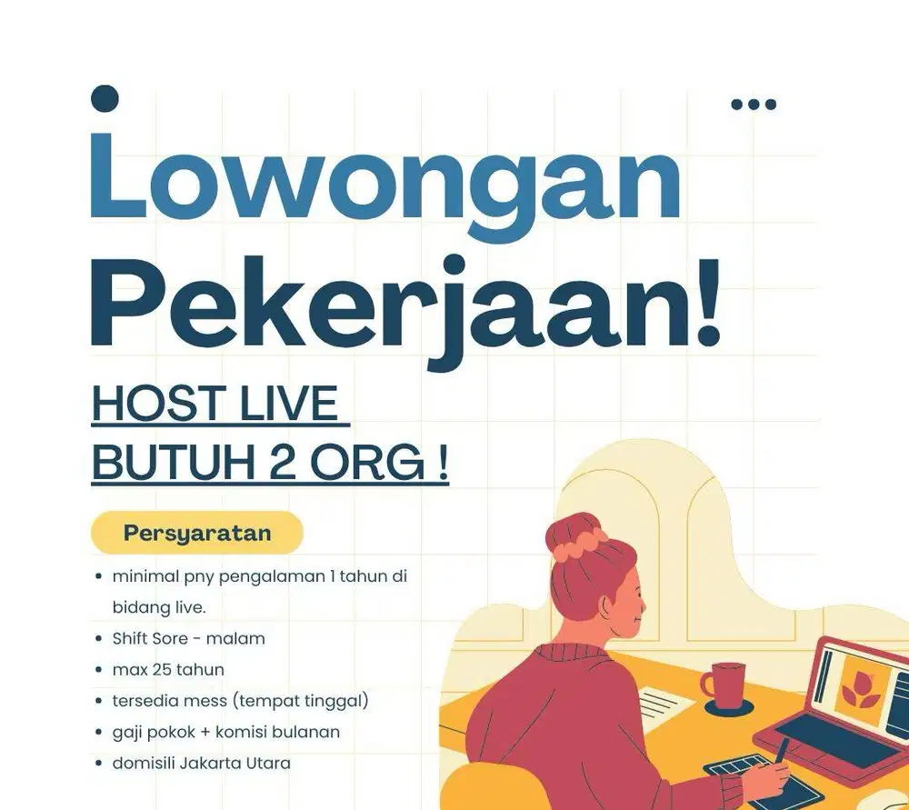 lowongan kerja host live streaming