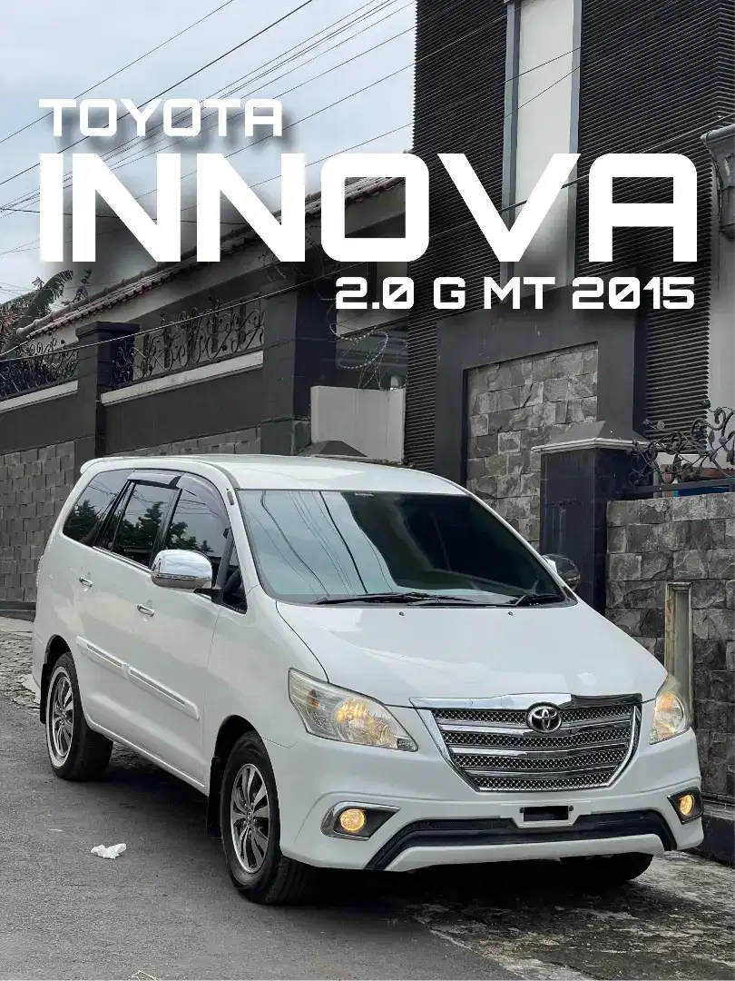 Toyota kijang innova 2015 G 2.0 manual full istimewa jual cepat yuk