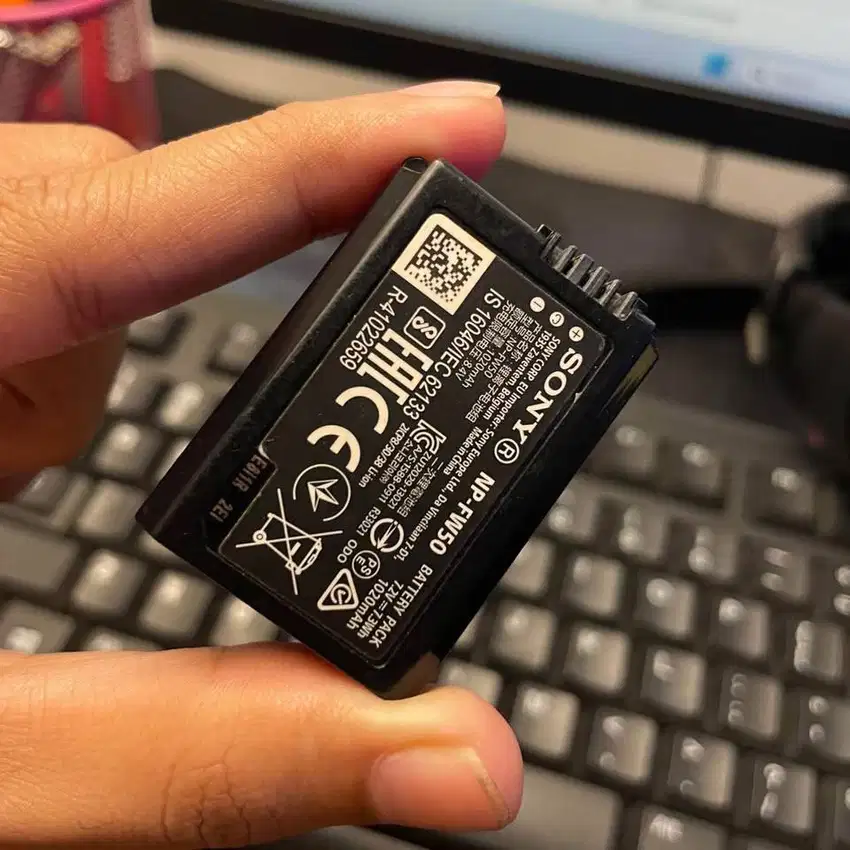 Baterai Sony np-fw50 original Awet for a6000 a7 a7s a7r a5000 a6300 a6