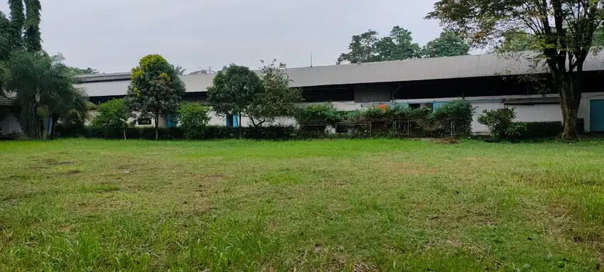 JUAL CEPAT Tanah & Bangunan Ex Pabrik Di Cileungsi BogorJaBar Th