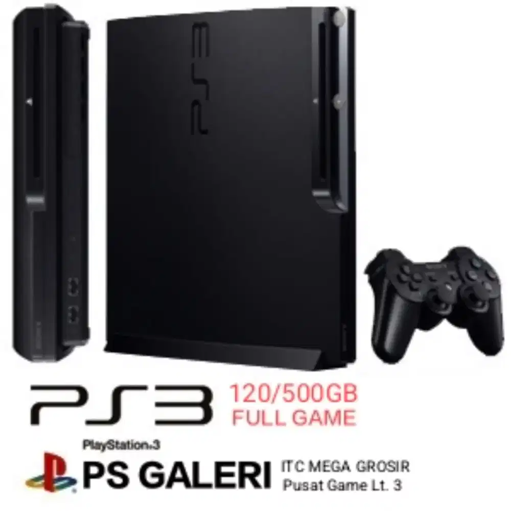 PS3 SLIM 120/500GB FULL GAME