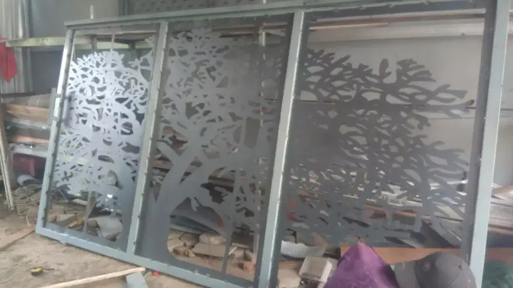 Kanopi,pagar,relling tangga