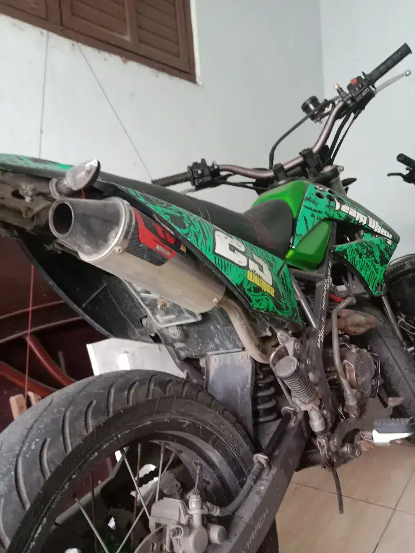 Dijual D-Traker 2014 hijau nopol T karawang
