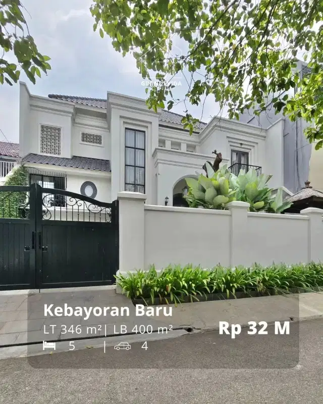 Kebayoran Baru rumah mewah siap huni