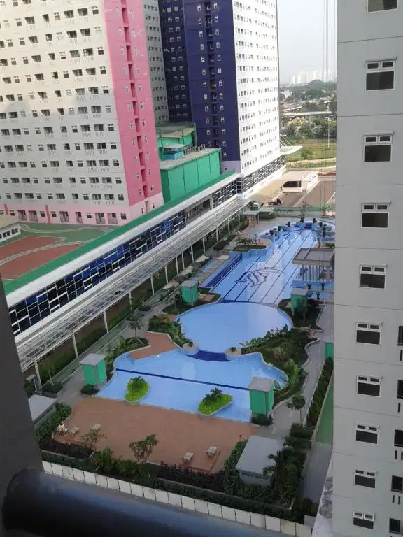 APART GREEN PRAMUKA DAERAH JAKPUS FOR RENT/YEAR STUDIO FURNISH  BOUGEN