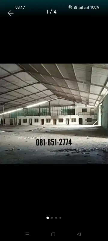 Gudang di Sukomulyo Surabaya.