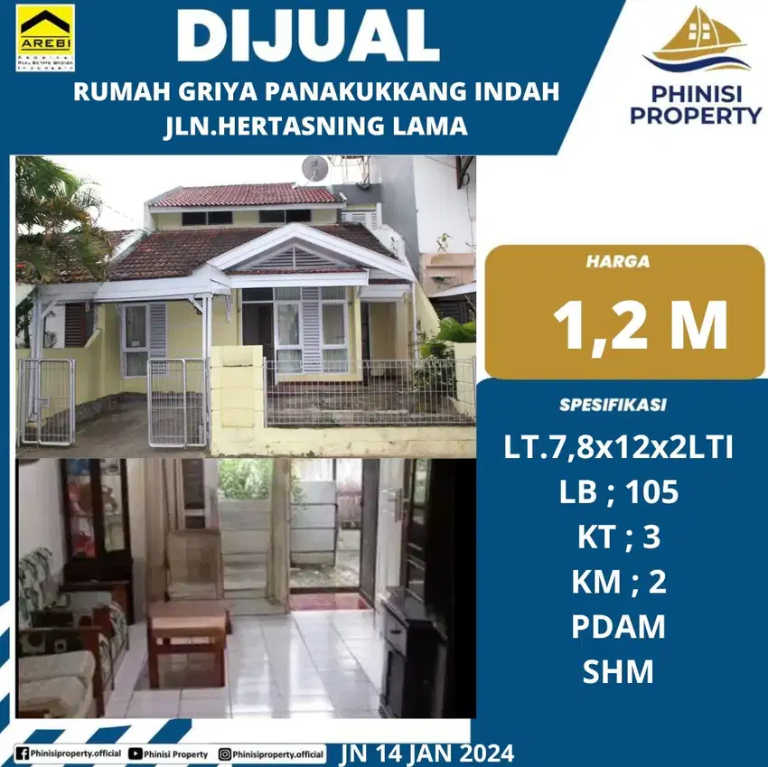 RUMAH GRIYA PANAKUKKANG JLNHERTASNING LAMA