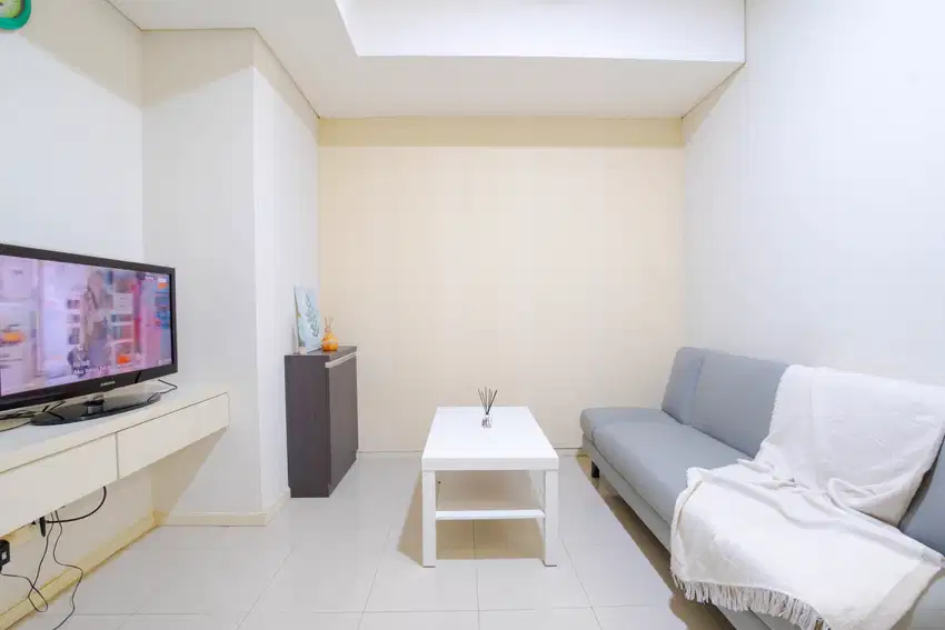 Sewa Apartemen 1BR Cosmo Terrace Siap Huni Full Furnished Thamrin