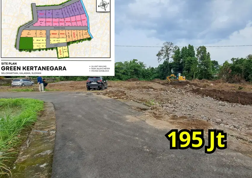 195 Juta Dijual Tanah Di Kalasan Dekat Exit Tol Jogja