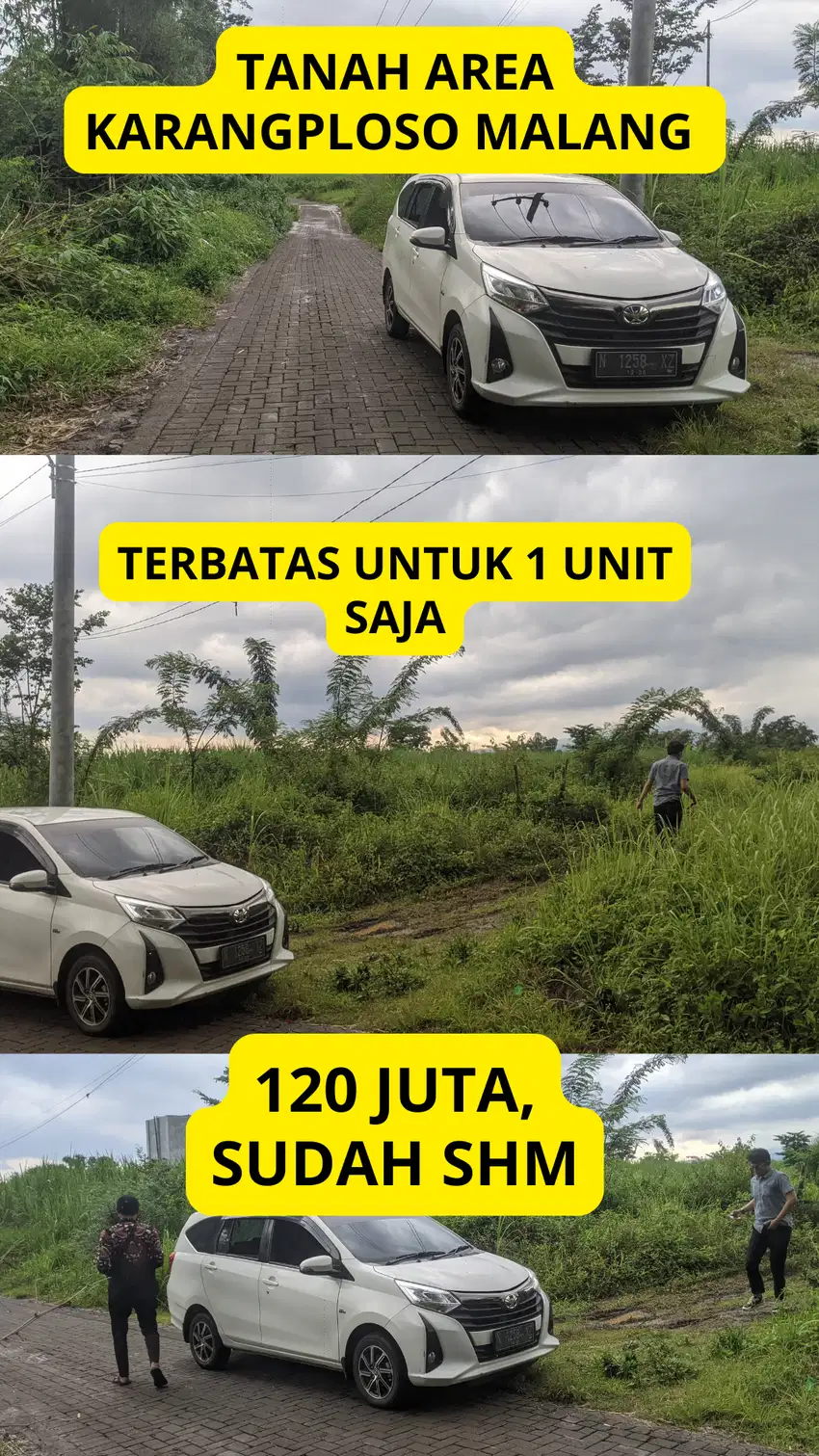 TANAH AREA KARANGPLOSO MALANG