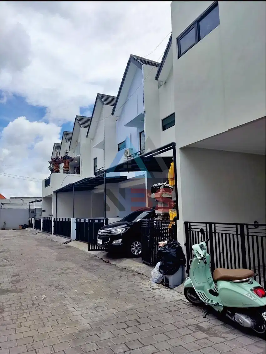 Dijual rumah 2 lantai  Perumahan cluster  One gate Sistem  Di Sesetan