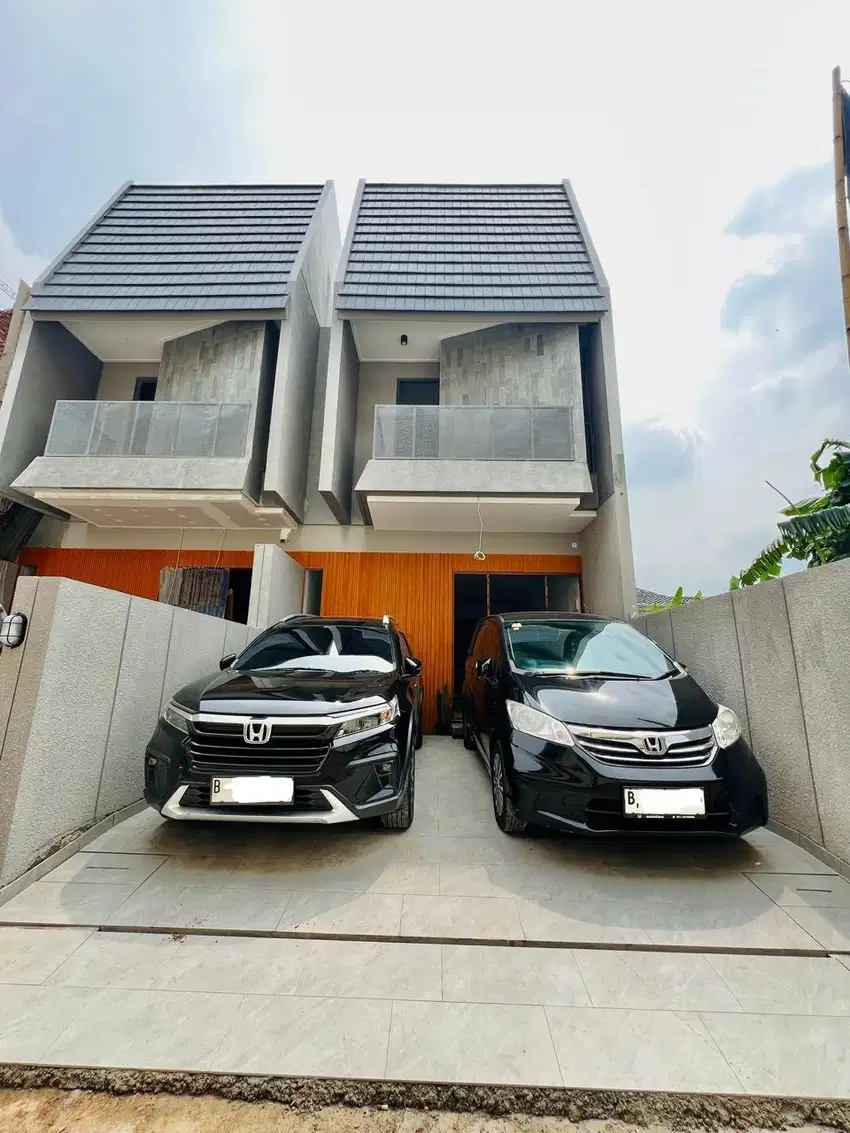 Rumah baru siap huni hanya 50meter ke jalan raya dalam komplek kodau