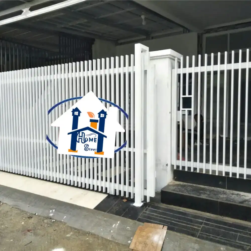 Bengkel las tralis pintu pagar gerbang kanopi tangga