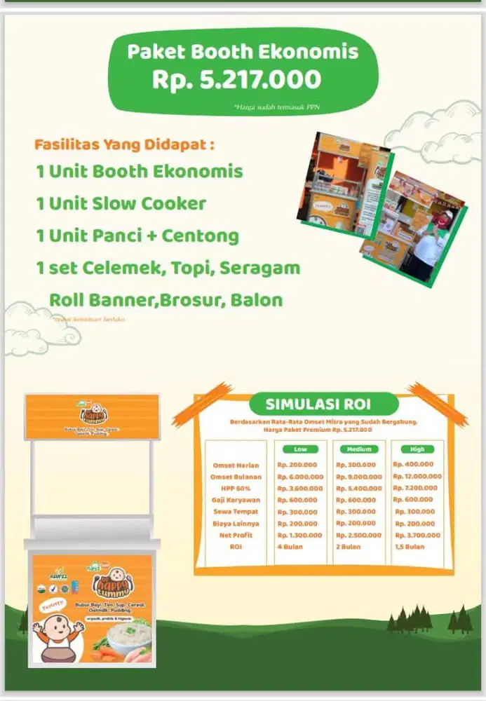 Dijual Outlet Bubur Bayi Nayz beserta kelengkapannya
