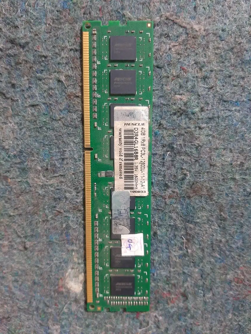 ram memory pc komputer ddr3L 4gb pc12800 vgen