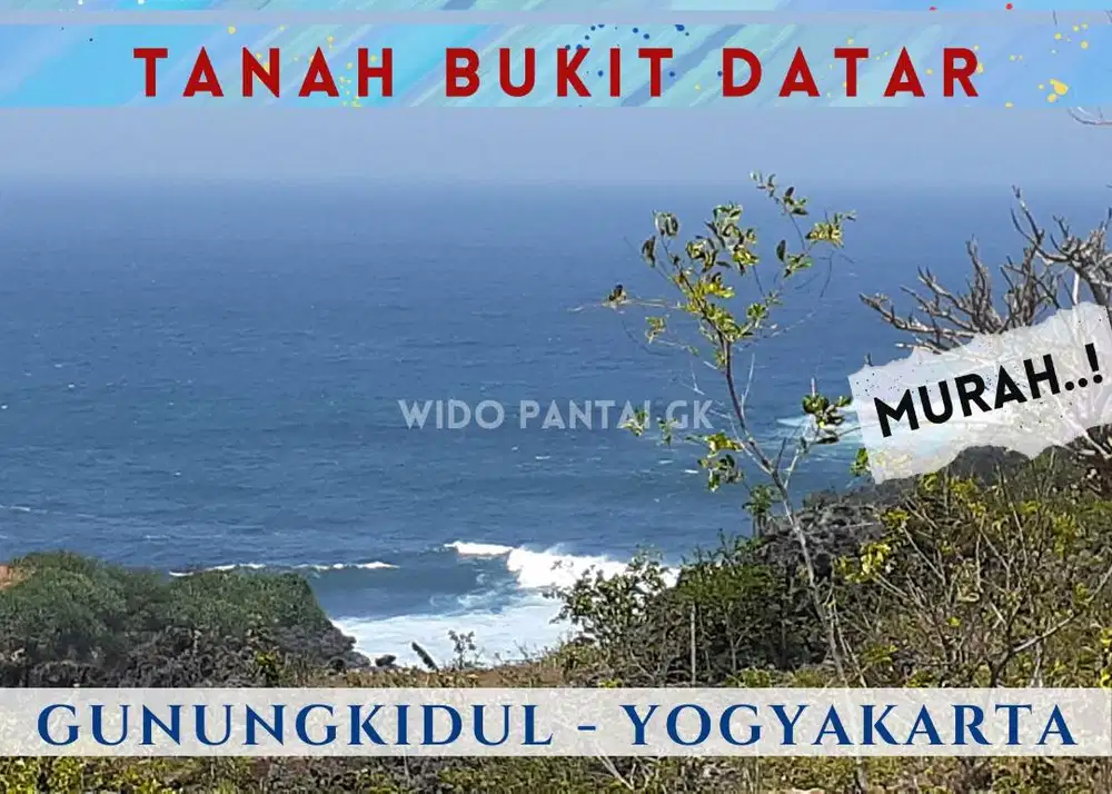 Jual Tanah Pantai Datar dan Murah di Pantai Gunungkidul Yogyakarta