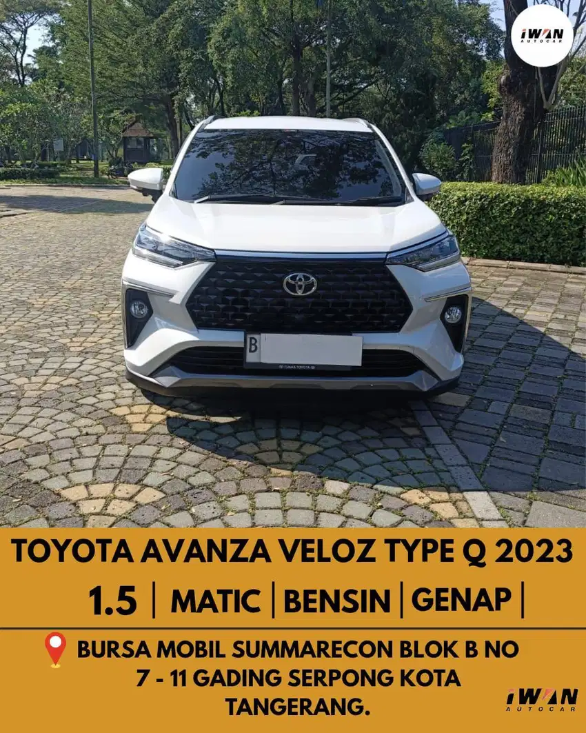 2023 Toyota Avanza New Veloz Q 1.5 AT