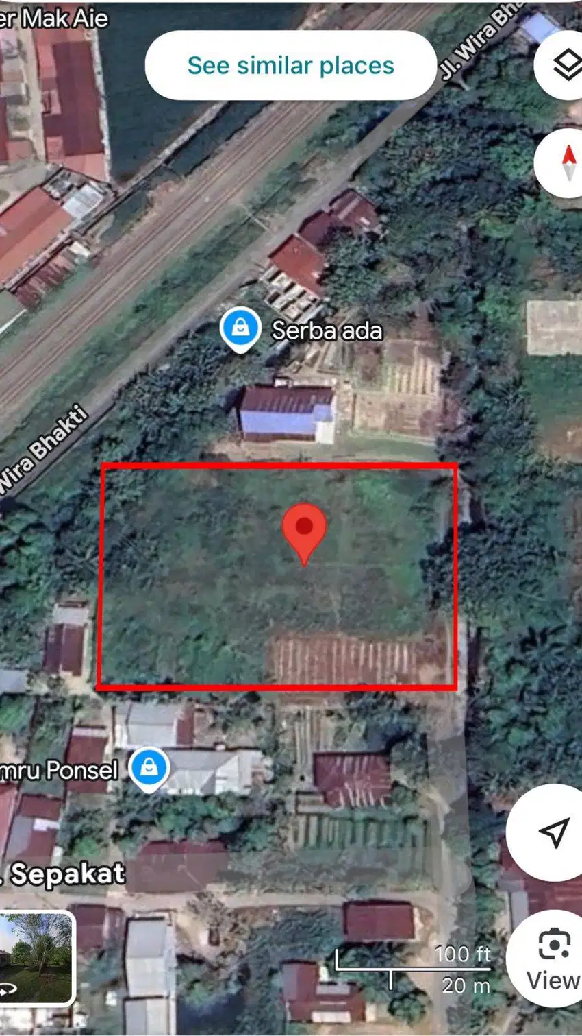 Dijual Sebidang Tanah SHM dekat Bandara Kualanamu Tanjung Morawa,Medan