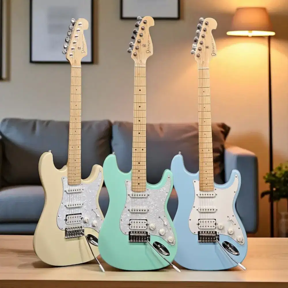 Gitar elektrik stratocaster HSS by Difergio