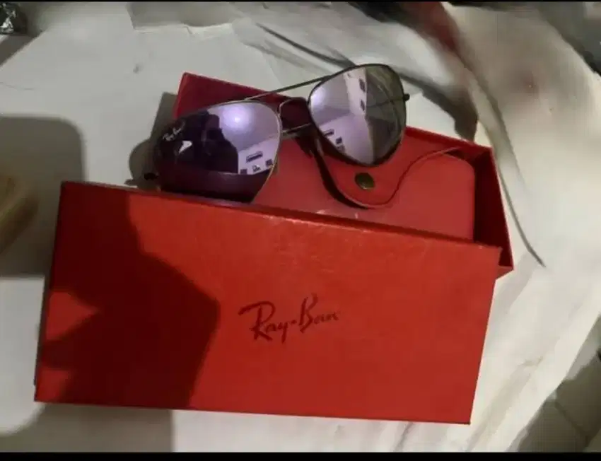 Ray Ban RB3025 Aviator Large Metal Gold