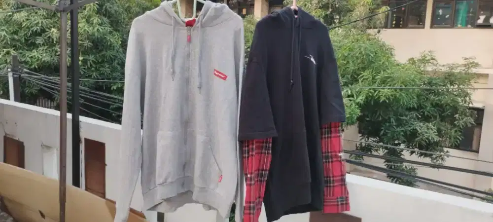 Jaket Unisex Hoodie Supreme Size XXL (Bonus Hoodie Musium Div Lab)