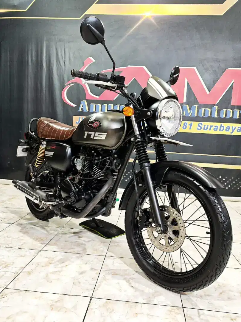 Kawasaki W175 Cafe TH 2019 abu cakep siap pakai