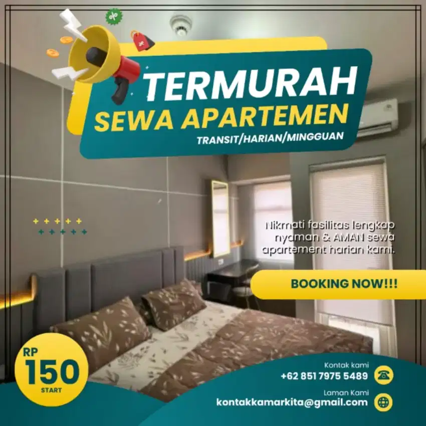 Sewa Apartemen Bekasi Utara Springlake Summarecon Harian Transit
