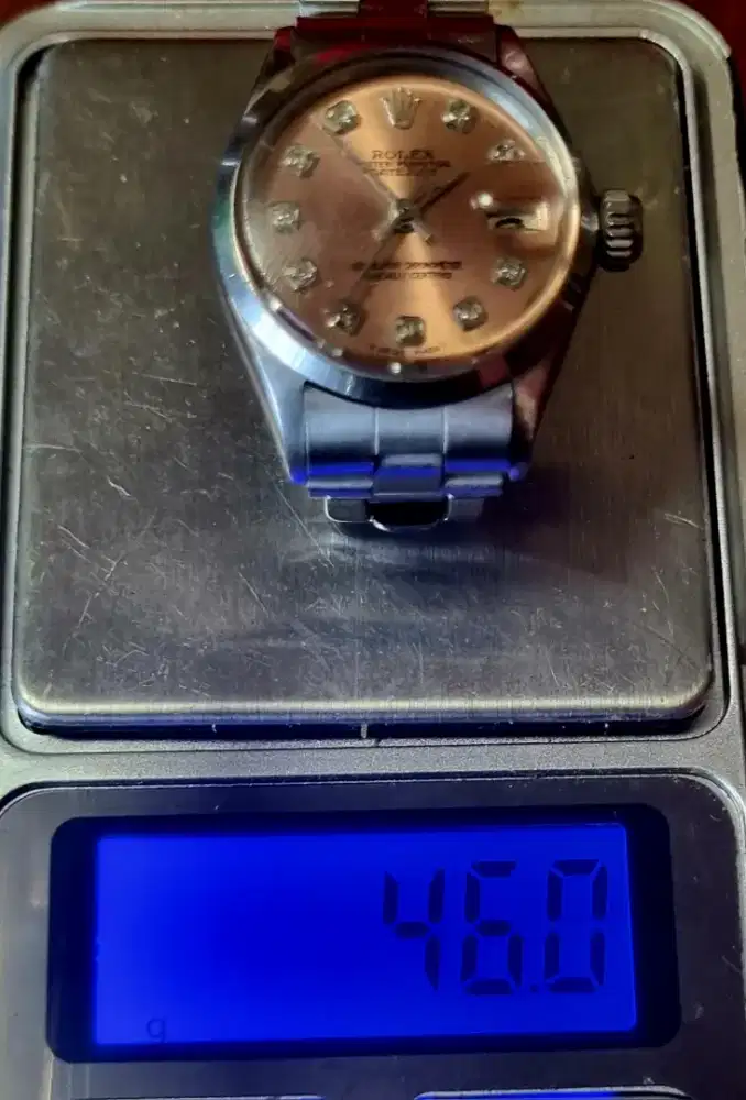 Rolex Lady 26mm – Pink Salmon Dial + Berlian (Asli & Koleksi)