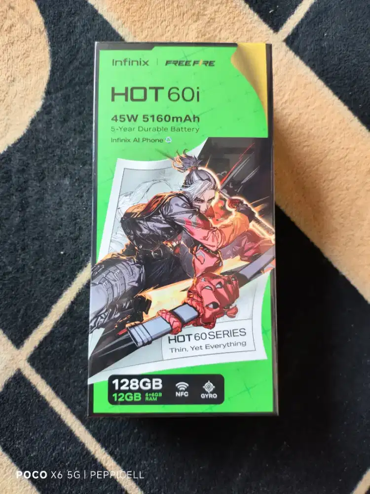 Infinix Hot 60i 8/256 GB NEW Garansi resmi