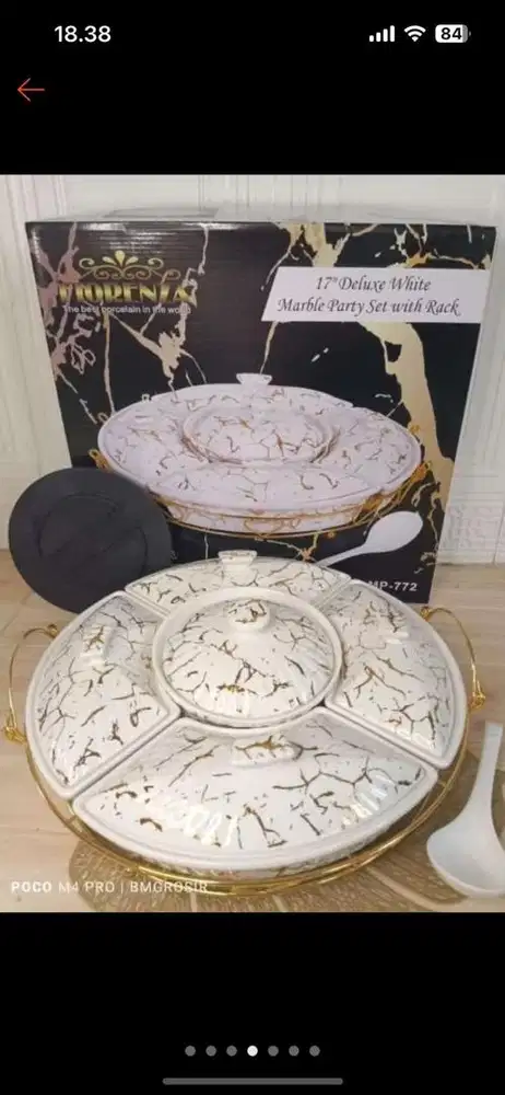 Prasmanan bulat fiorenza 17 inch