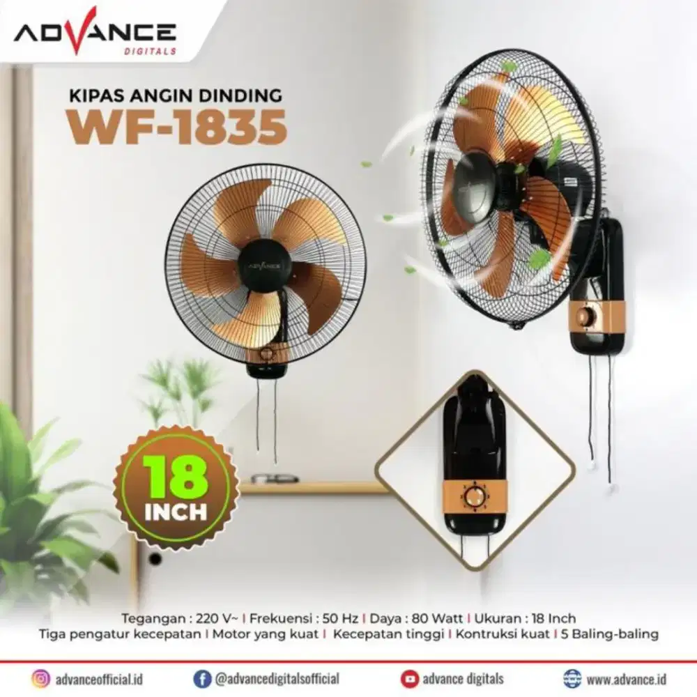 WallFan Advance 18inci