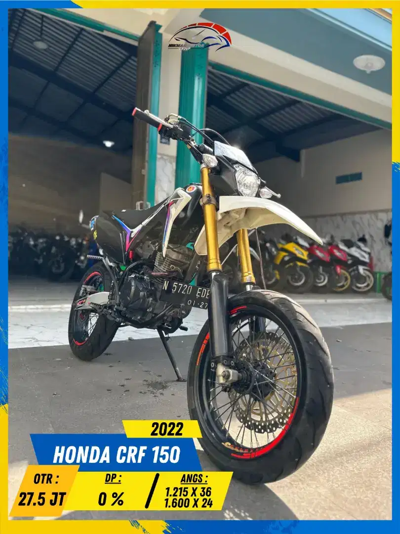 HONDA CRF 150 2022 SIAP PANTAU BOSSKU HIKMAH MOTOR KEPUH MALANG